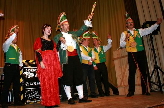 das Prinzenpaar gr��t