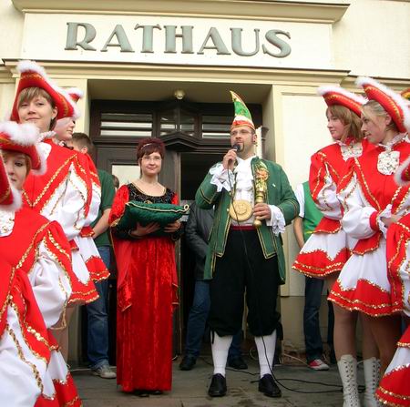 �bernahme des Rathausschl�ssels