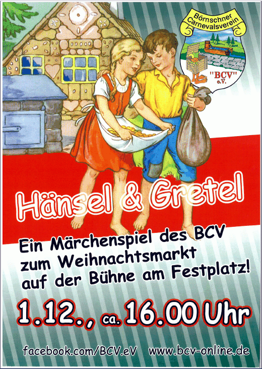 H�nsel und Gretel M�rchenspiel am 1.12.