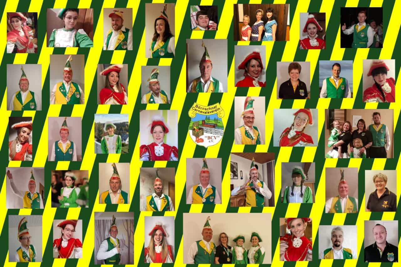 Gruppenfoto-Collage des BCV von 2021